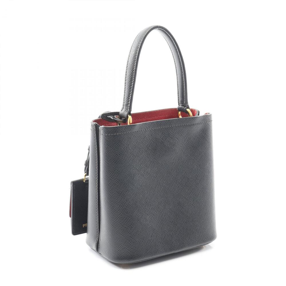 Prada SAFFIANO CUIRC Panier Handbag Leather Black